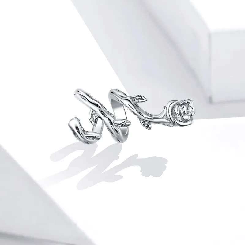 (imagine pentru) Talisman Tip Pandora Trandafir de viță de vie din argint - BSC310 - Vizualizare 2