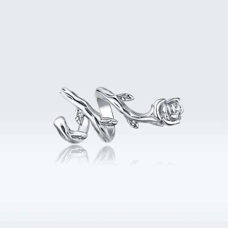 (imagine pentru) Talisman Tip Pandora Trandafir de viță de vie din argint - BSC310 - Vizualizare 5