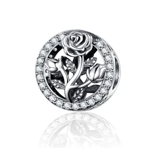 (imagine pentru) Talisman Tip Pandora Trandafir din argint - SCC1189
