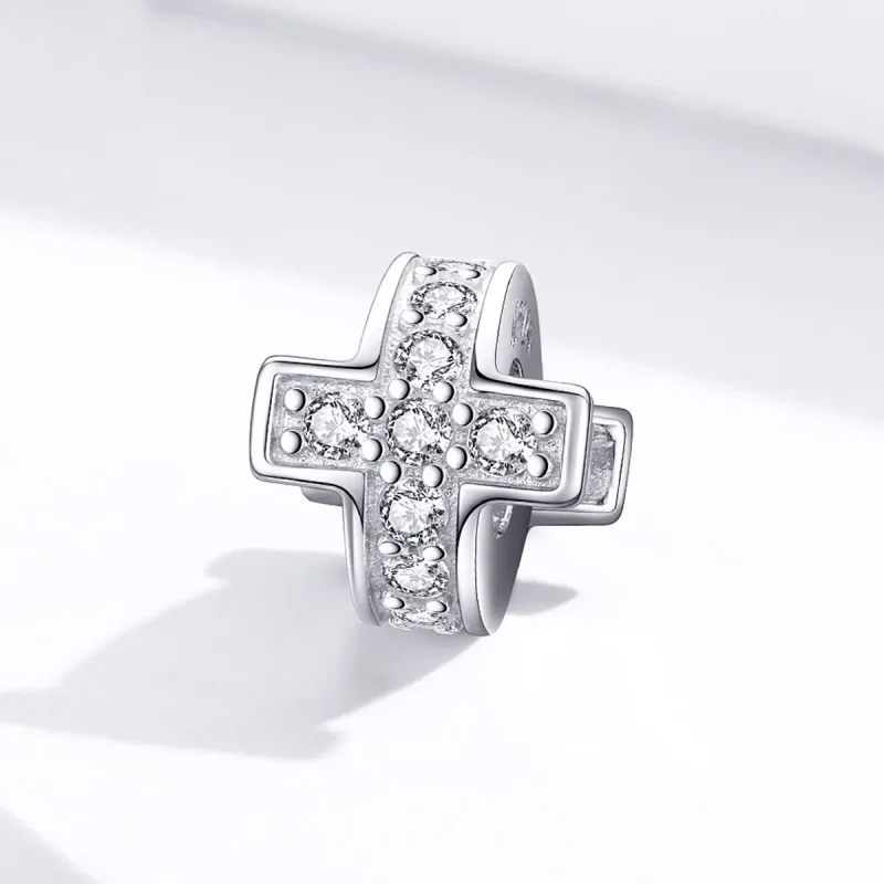 (imagine pentru) Talisman Tip Pandora Traversa din argint - SCC1292 - Vizualizare 3