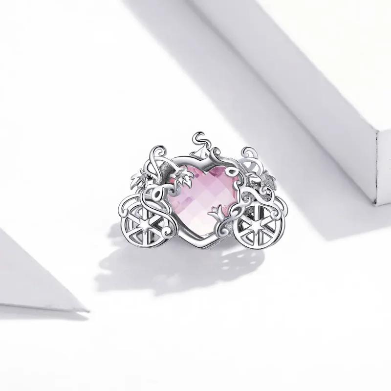 (imagine pentru) Talisman Tip Pandora Trăsura magică din argint - BSC412 - Vizualizare 2