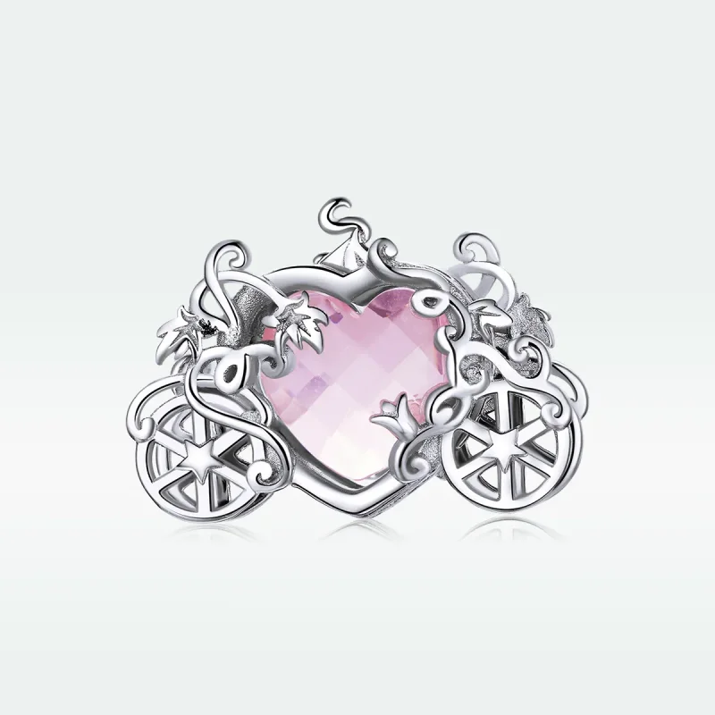 (imagine pentru) Talisman Tip Pandora Trăsura magică din argint - BSC412 - Vizualizare 5