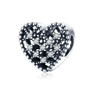 (imagine pentru) Talisman Tip Pandora Urmeaza-ti inima din argint - SCC1572