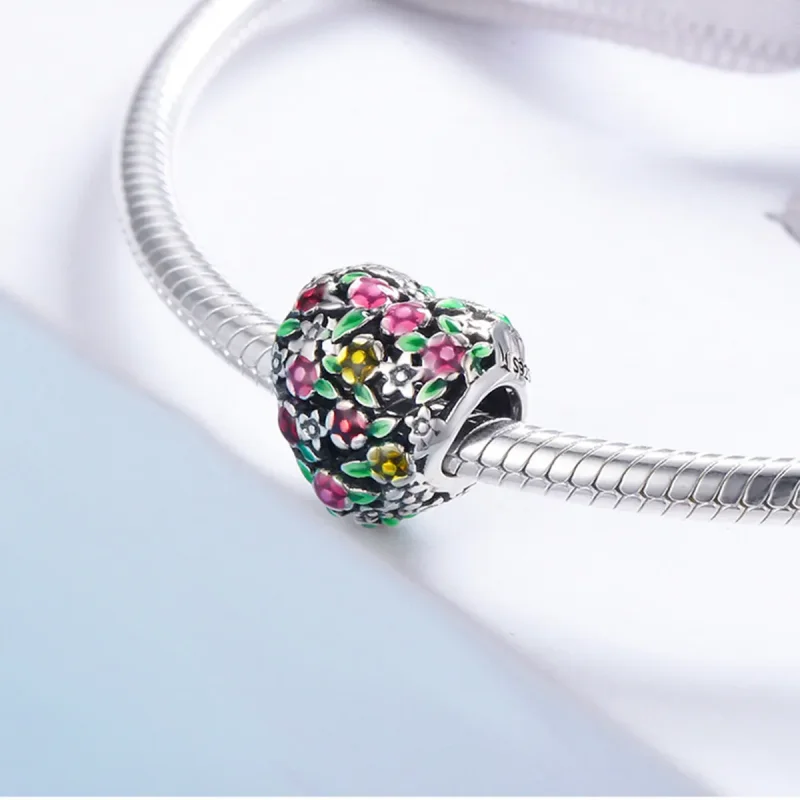 (imagine pentru) Talisman Tip Pandora Valea Florilor Vântului din argint - SCC646 - Vizualizare 4
