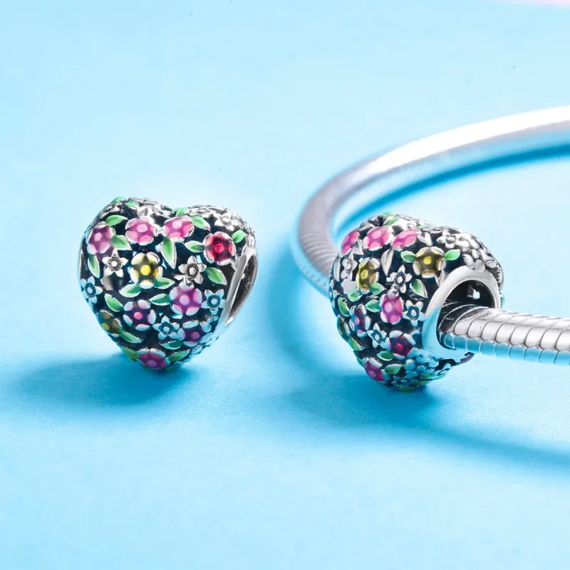 (imagine pentru) Talisman Tip Pandora Valea Florilor Vântului din argint - SCC646 - Vizualizare 5
