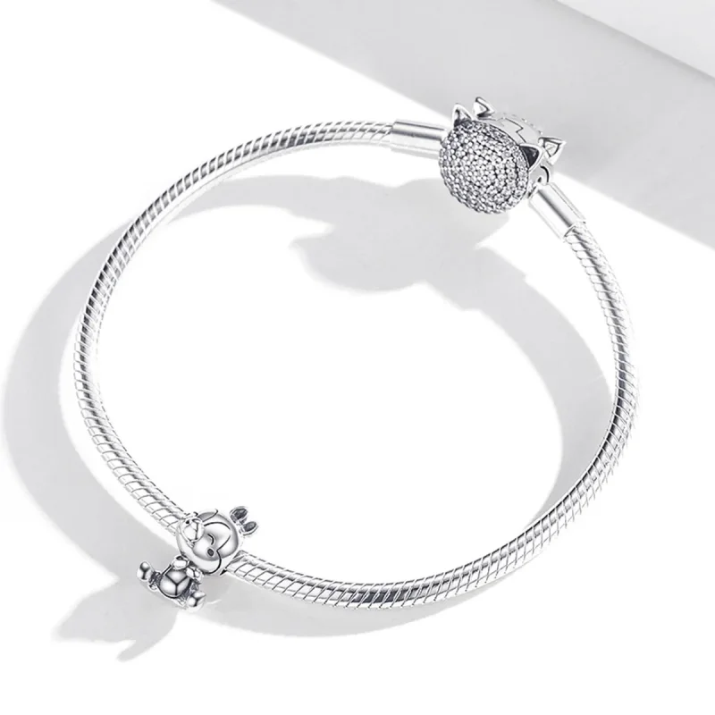(imagine pentru) Talisman Tip Pandora Veveriţă din argint - SCC1869 - Vizualizare 4