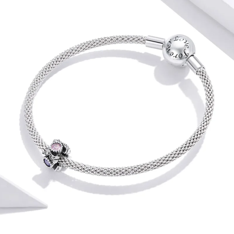 (imagine pentru) Talisman Tip Pandora Victoria's Heartbeat din argint - SCC1784 - Vizualizare 3