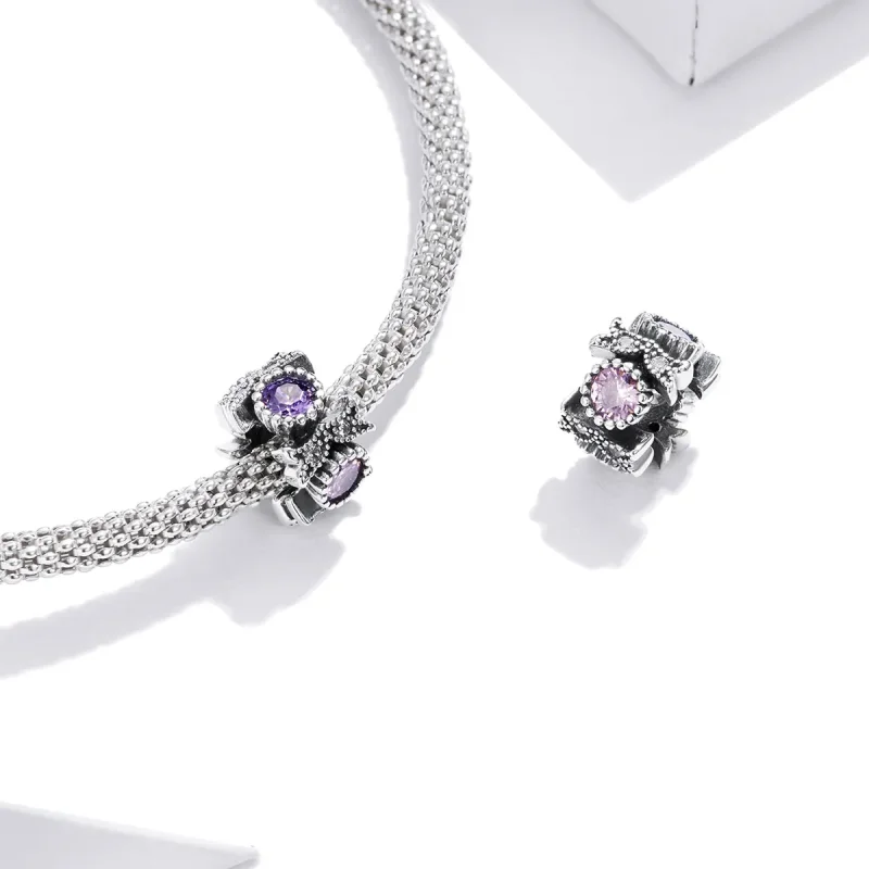 (imagine pentru) Talisman Tip Pandora Victoria's Heartbeat din argint - SCC1784 - Vizualizare 4