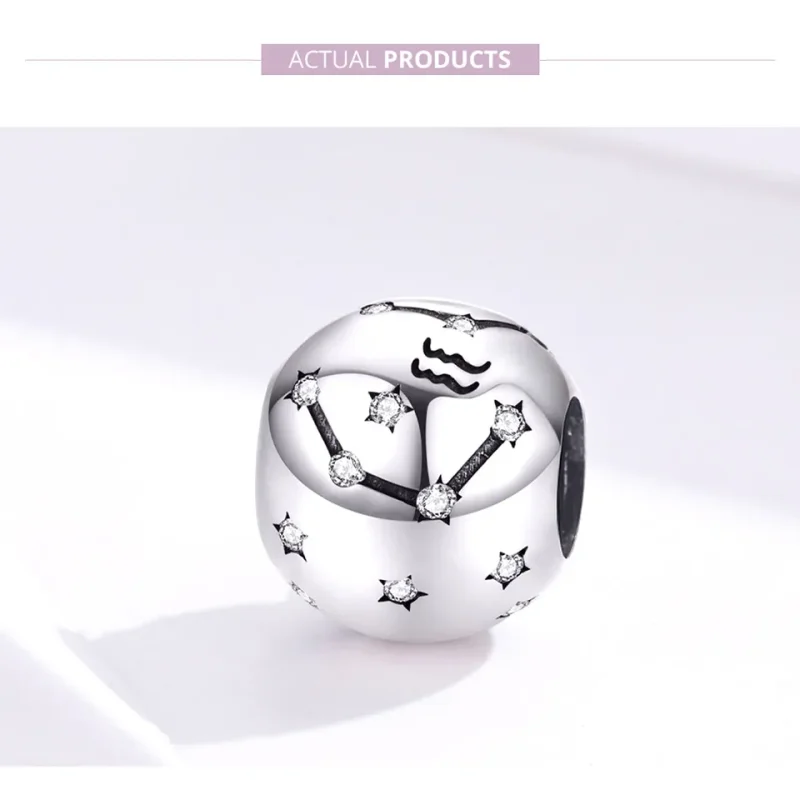 (imagine pentru) Talisman Tip Pandora Vărsător din argint - SCC1218-11 - Vizualizare 2