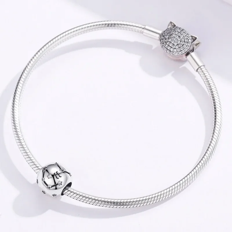 (imagine pentru) Talisman Tip Pandora Vărsător din argint - SCC1218-11 - Vizualizare 3
