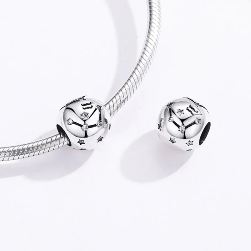 (imagine pentru) Talisman Tip Pandora Vărsător din argint - SCC1218-11 - Vizualizare 4