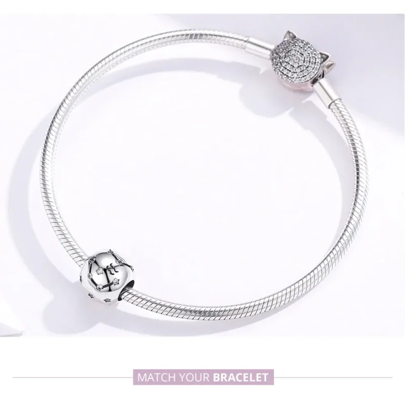 (imagine pentru) Talisman Tip Pandora Vărsător din argint - SCC1218-11 - Vizualizare 5