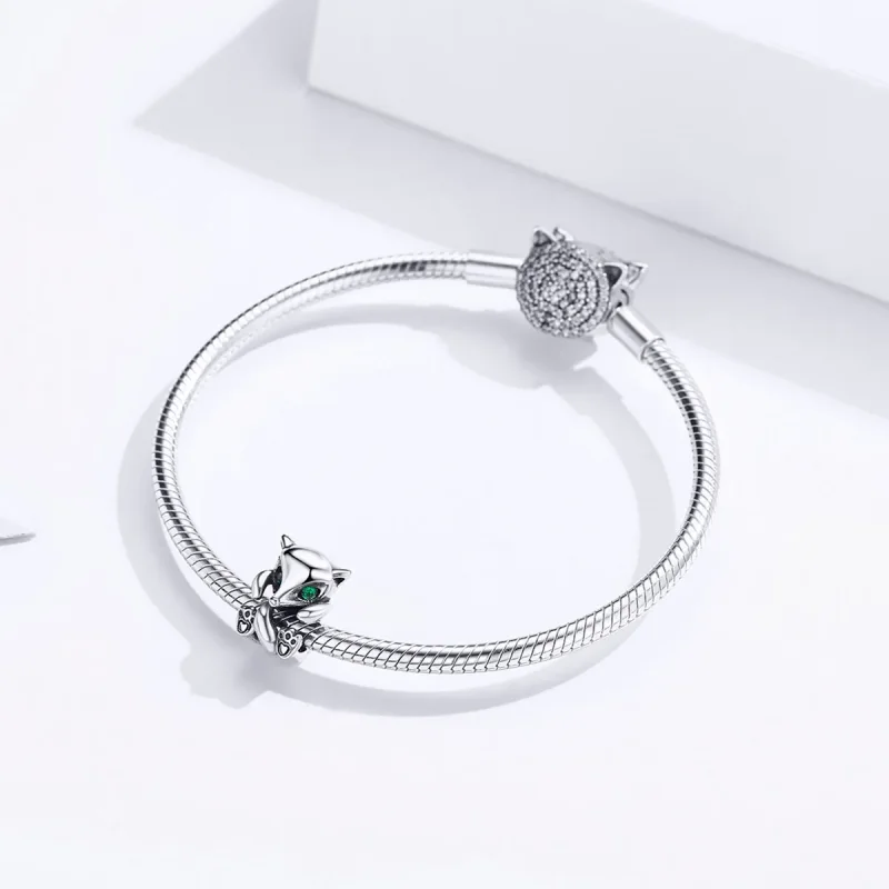 (imagine pentru) Talisman Tip Pandora Vulpe mica din argint - SCC1290 - Vizualizare 3
