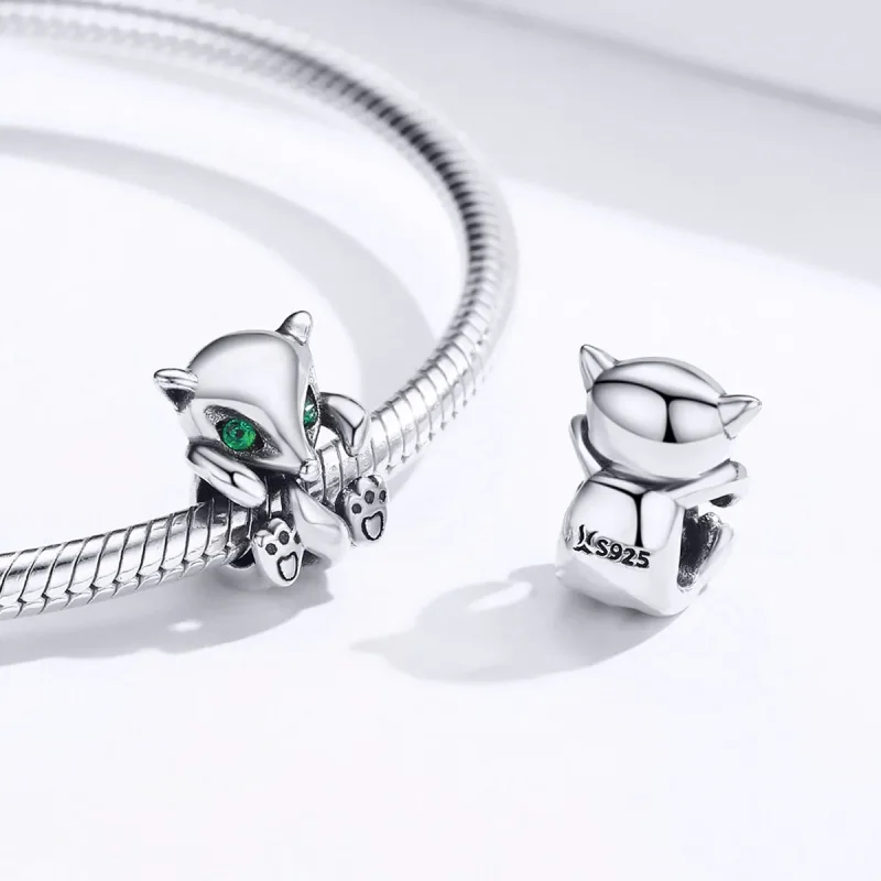(imagine pentru) Talisman Tip Pandora Vulpe mica din argint - SCC1290 - Vizualizare 4