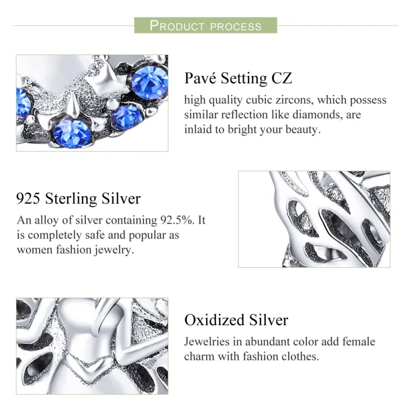 (imagine pentru) Talisman Tip Pandora Zana din argint - BSC027 - Vizualizare 7
