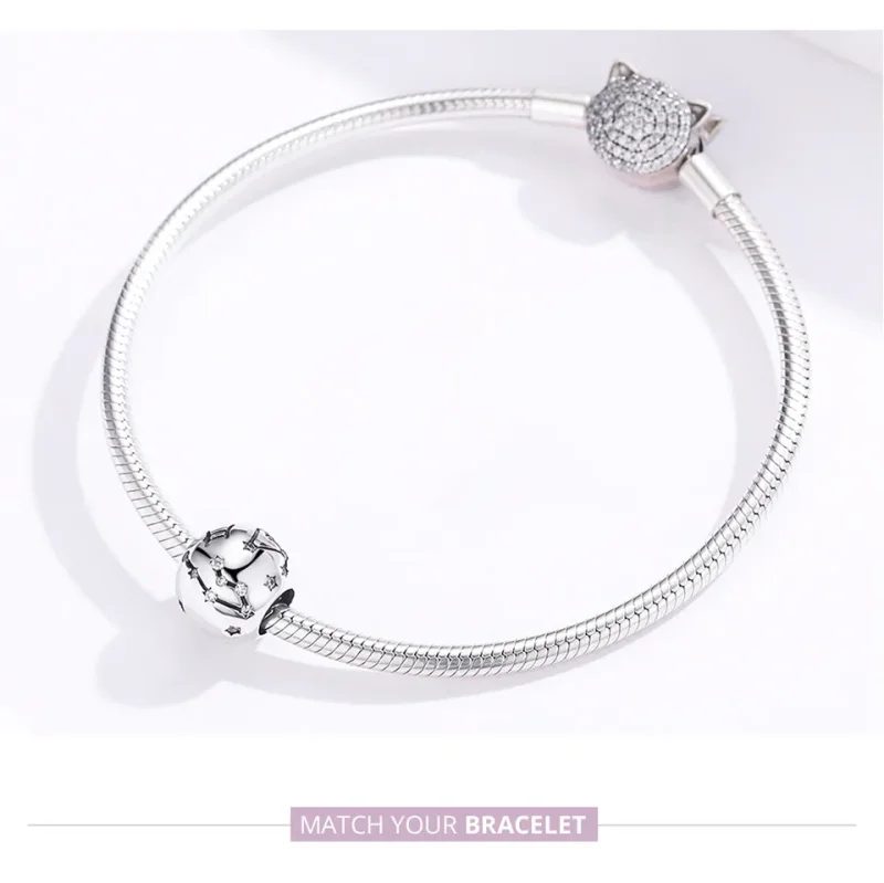 (imagine pentru) Talisman Tip Pandora zodia Gemeni din argint - SCC1218-3 - Vizualizare 6