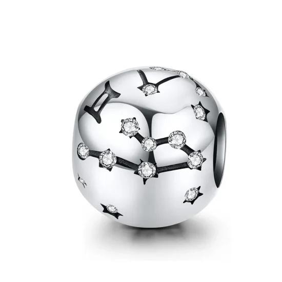 (imagine pentru) Talisman Tip Pandora zodia Gemeni din argint - SCC1218-3