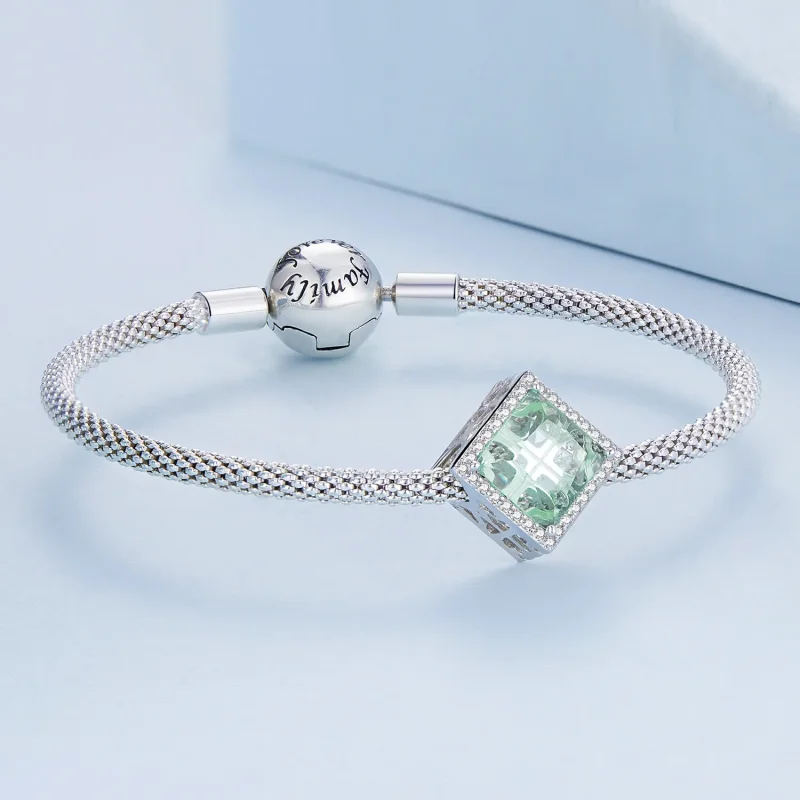 (imagine pentru) Modelul Pandora Charm în formă de trifoi cu patru foi - BSC667 - Vizualizare 4