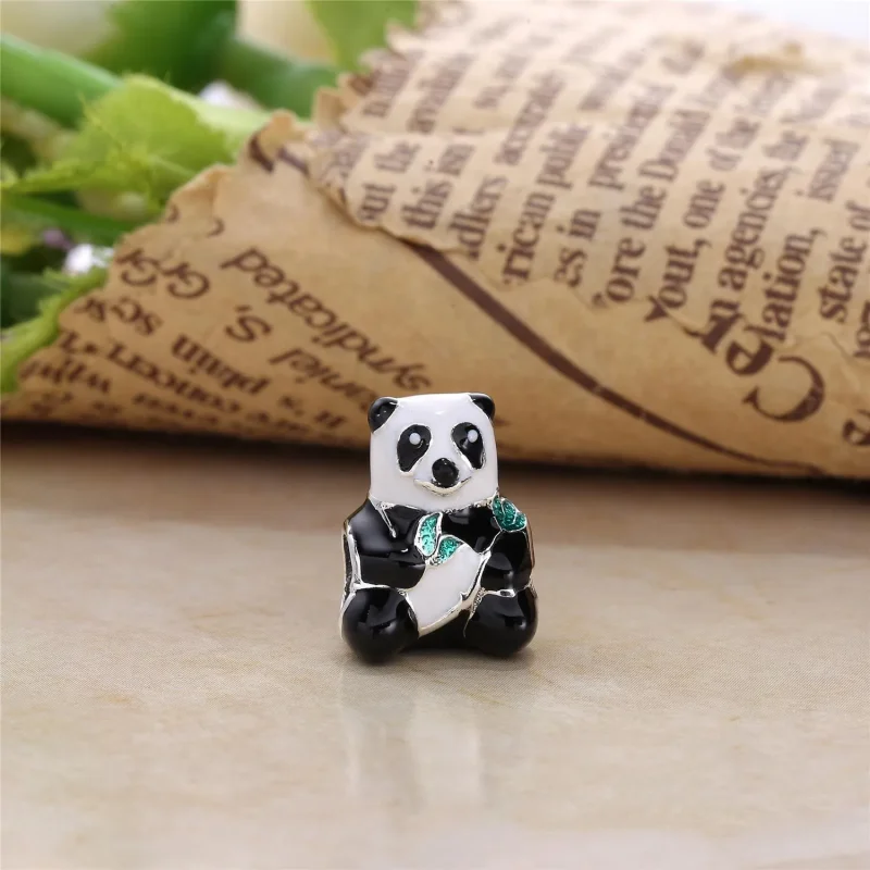 (imagine pentru) Talisman PANDORA, Panda dulce din argint - Vizualizare 2