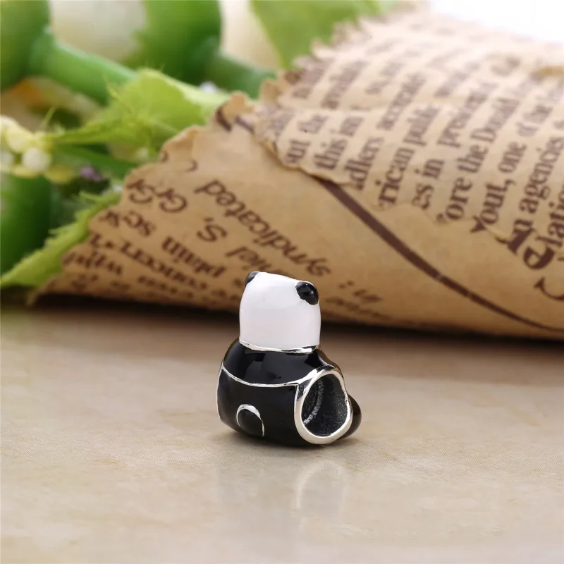 (imagine pentru) Talisman PANDORA, Panda dulce din argint - Vizualizare 4