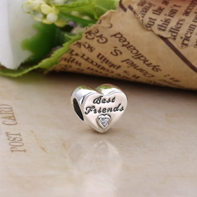 (imagine pentru) Talisman Cele mai bune prietene, din argint 925 - 791727CZ PANDO - Vizualizare 2