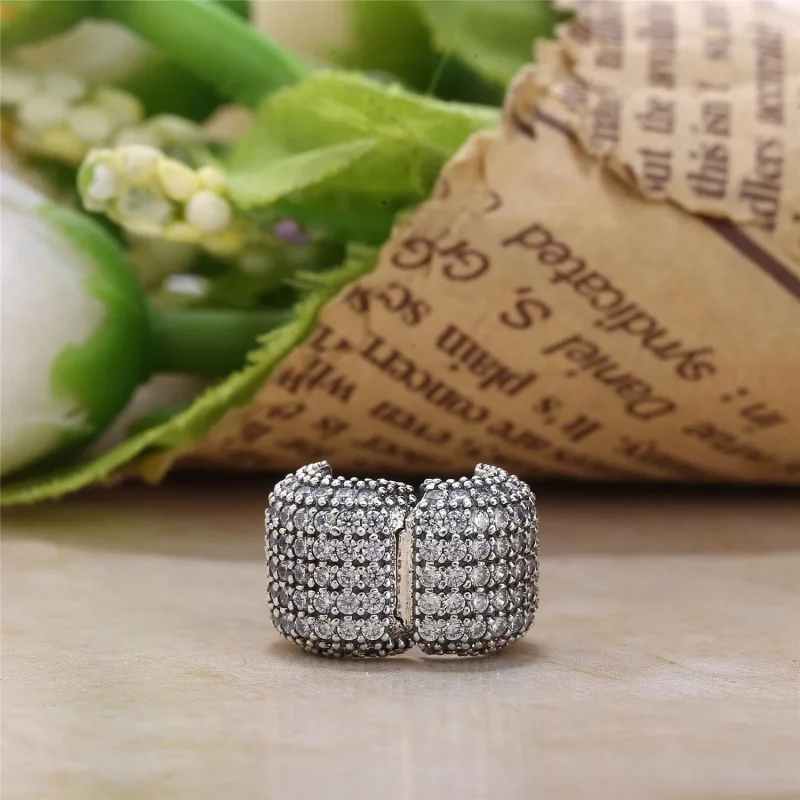 (imagine pentru) Cilindru pavé - 791873CZ - Talismane PANDORA - Vizualizare 4