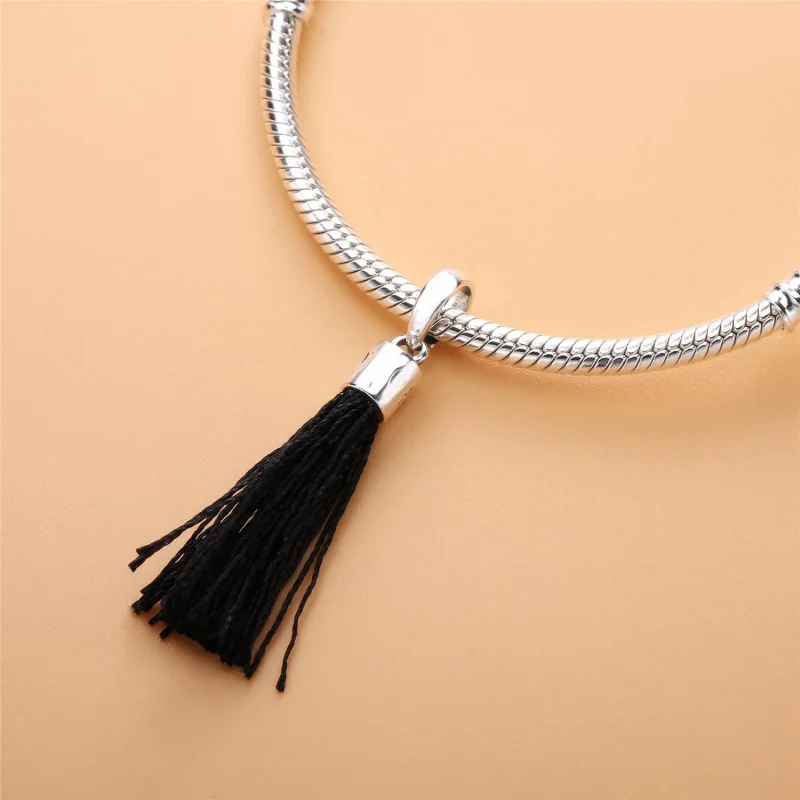 (imagine pentru) Ciucure negru - 797212CBK - Talismane PANDORA - Vizualizare 4