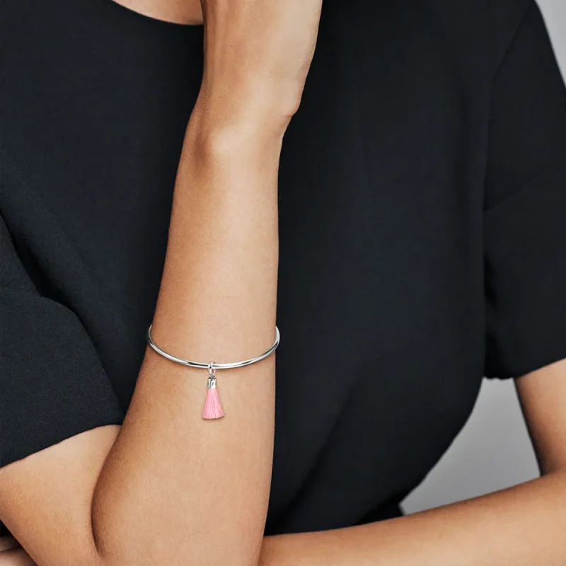 (imagine pentru) Ciucure roz aprins - 797212CBP - Talismane PANDORA - Vizualizare 3