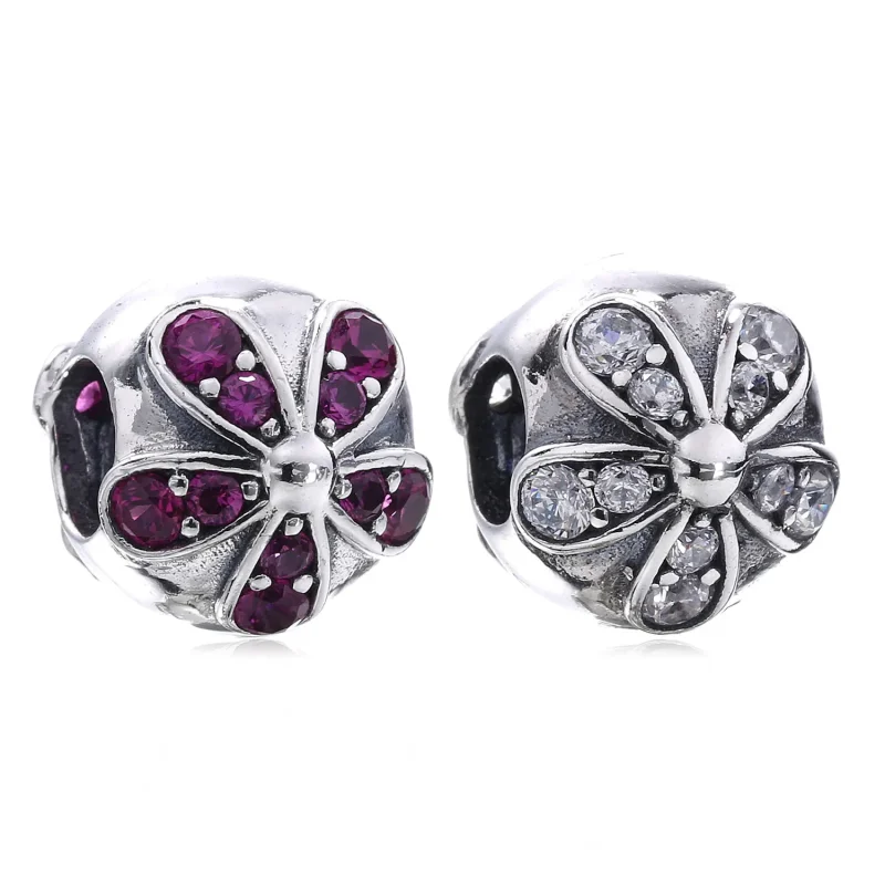 (imagine pentru) Clips margaretă din argint 925 cu zirconiu cubic - 791493CZ - Ta - Vizualizare 5