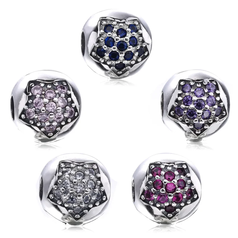 (imagine pentru) Clips stea pavé - 791056CZ - Talismane PANDORA - Vizualizare 2