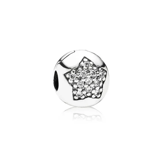 (imagine pentru) Clips stea pavé - 791056CZ - Talismane PANDORA