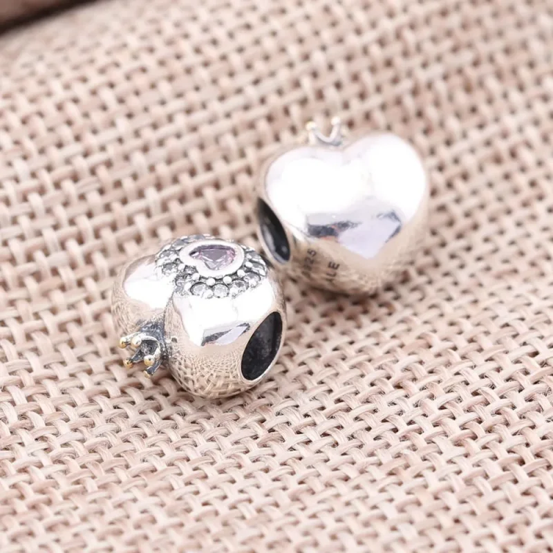 (imagine pentru) Talisman roz Inimă de prinţesă - PANDORA - Vizualizare 2