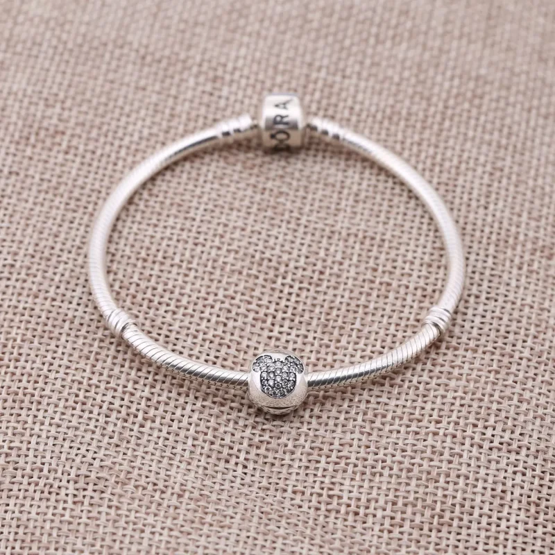 (imagine pentru) Disney, Mickey Pavé - 791449CZ - Talismane PANDORA - Vizualizare 2