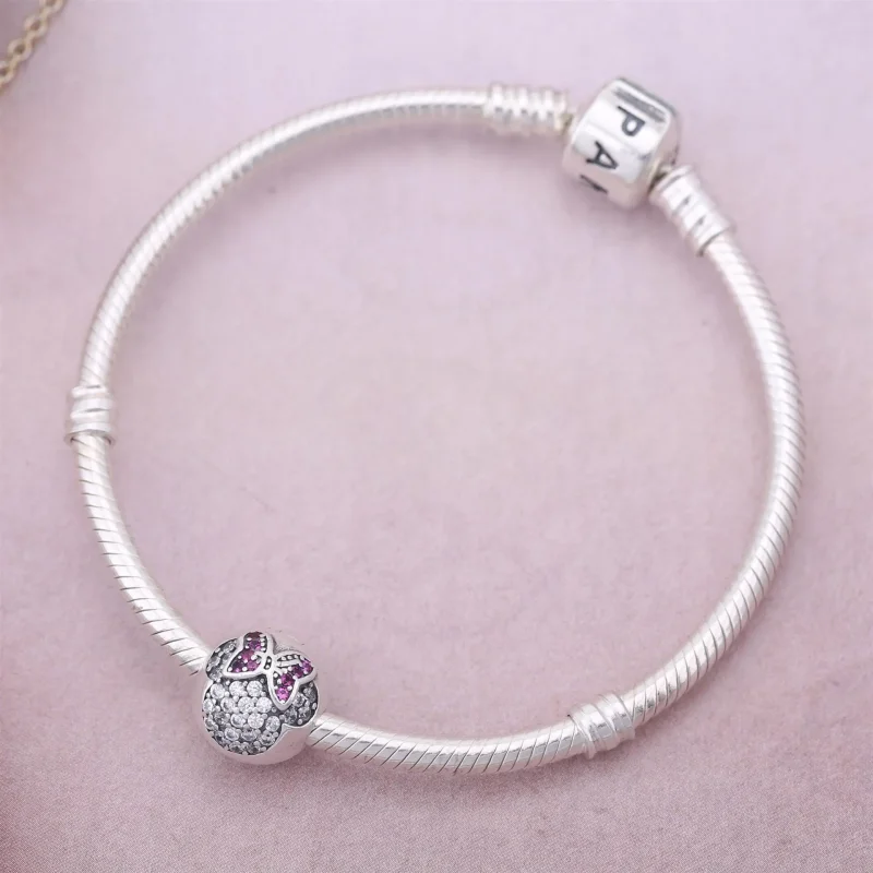 (imagine pentru) Disney, Mickey Pavé - 791450CZ - Talismane PANDORA - Vizualizare 2