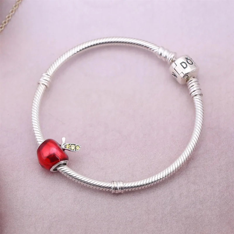 (imagine pentru) Disney, Mărul Albei-ca-Zăpada - 791572EN73 - Talismane PANDORA - Vizualizare 2