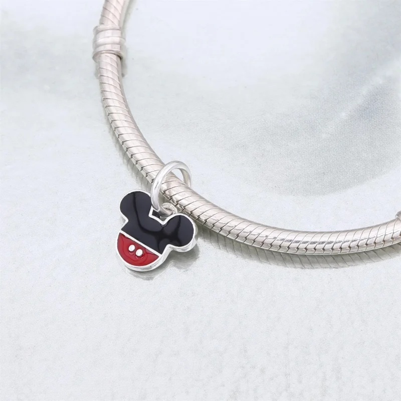 (imagine pentru) Disney, Pandantiv Portret Mickey - 791461ENMX - Talismane PANDOR - Vizualizare 4