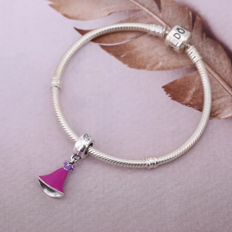 (imagine pentru) Disney, Rochia lui Rapunzel - 791819ENMX - Talismane PANDORA - Vizualizare 3