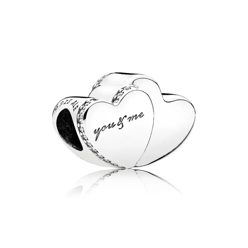 (imagine pentru) Două inimi - PANDORA 796560CZ