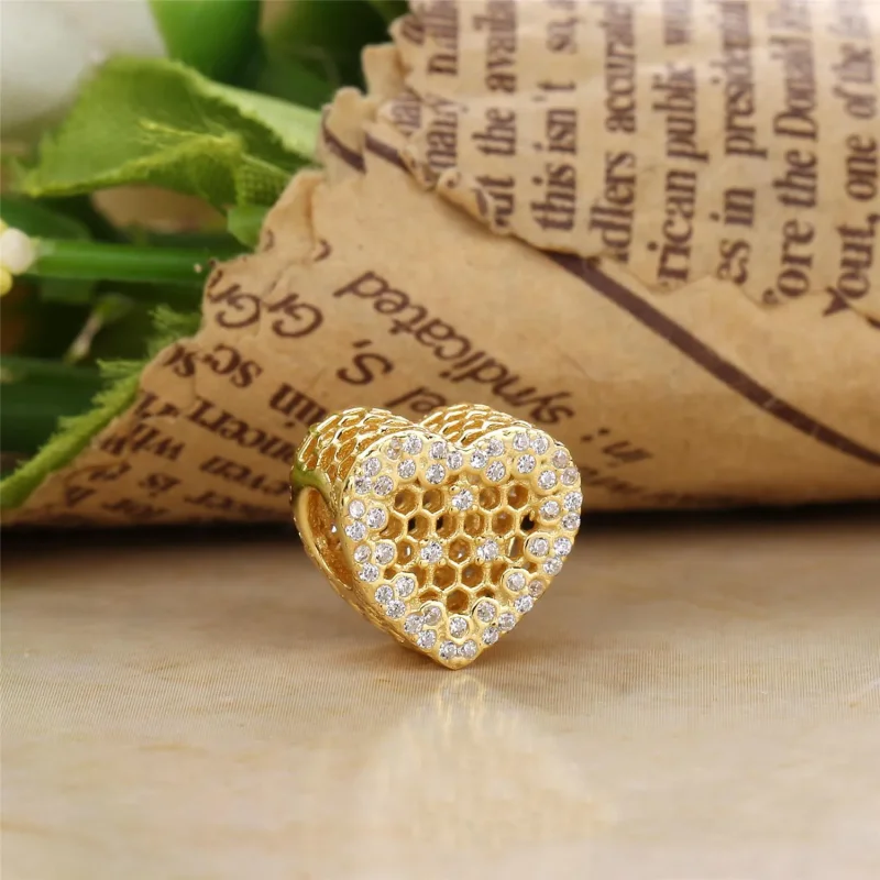 (imagine pentru) Fagure dantelat - 767039CZ - Talismane PANDORA - Vizualizare 2