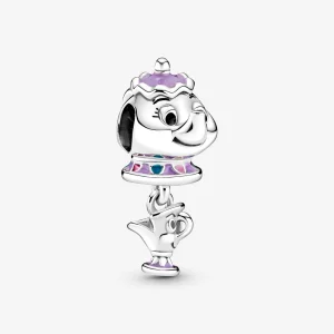 PANDORA Disney, Doamna Ceainic & Pandiță Charm - 799015C01 (imagine pentru) PANDORA Disney, Doamna Ceainic & Pandiță Charm - 799015C01