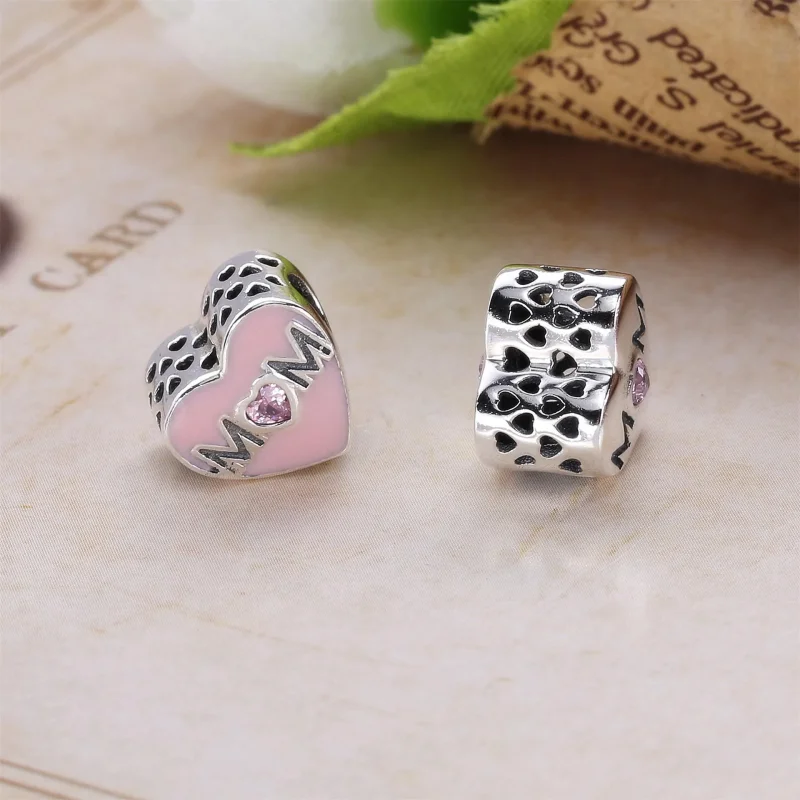 (imagine pentru) Inimă de mamă - 791881PCZ - Talismane PANDORA - Vizualizare 4