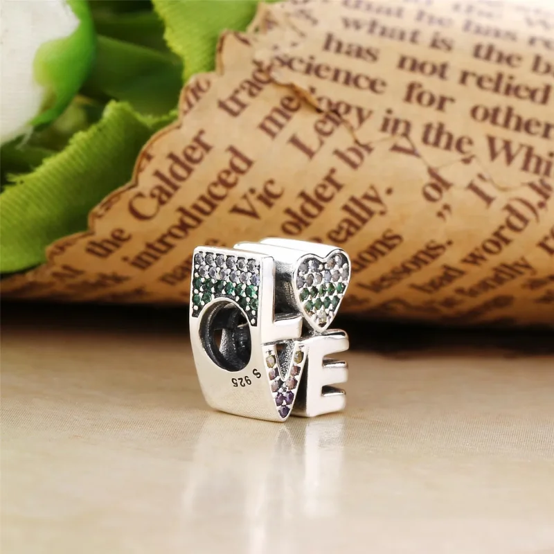 (imagine pentru) Iubire multicoloră - 797189NRPMX - Talismane PANDORA - Vizualizare 3
