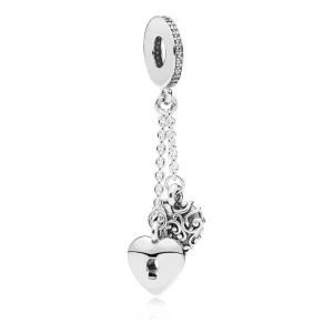 (imagine pentru) Lacăt & Inimă - 797642CZ - Talismane PANDORA