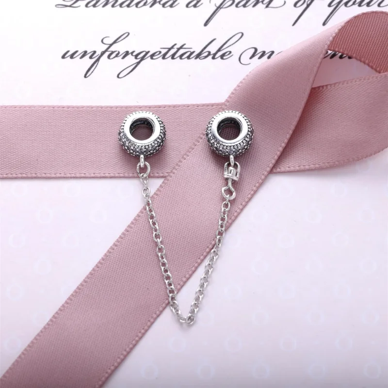 (imagine pentru) Lanţ de siguranţă - 791736CZ - Talismane PANDORA - Vizualizare 2
