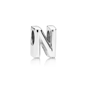 (imagine pentru) Litera N - 797468 - Talismane PANDORA
