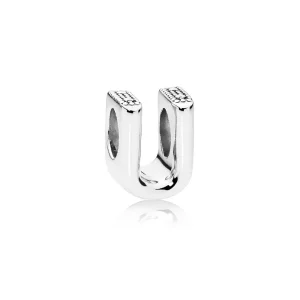 (imagine pentru) Litera U - 797475 - Talismane PANDORA