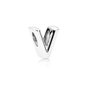 (imagine pentru) Litera V - 797476 - Talismane PANDORA