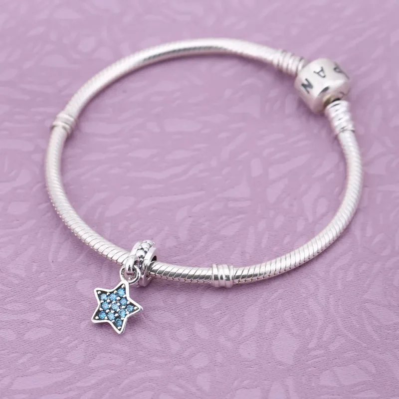 (imagine pentru) Talisman pavé stea albastră - PANDORA - Vizualizare 2
