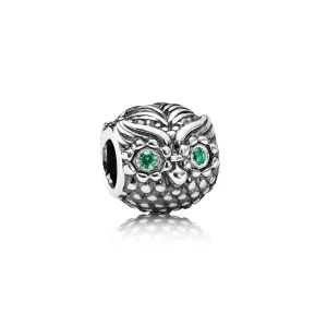 (imagine pentru) Talisman PANDORA, Bufnita înțeleaptă din argint