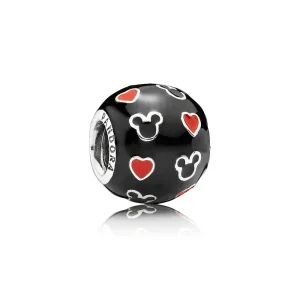 (imagine pentru) Talisman PANDORA, Disney, Mickey & Inimile din argint